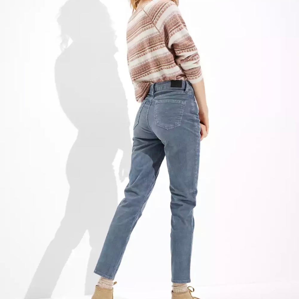 AE Stretch Corduroy Mom Straight Pant